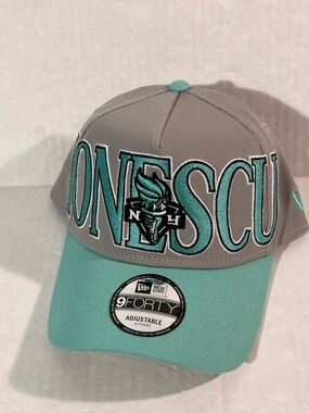 New Era 9FORTY Sabrina Ionescu New York Liberty A-Frame Snapback Hat Grey Teal
